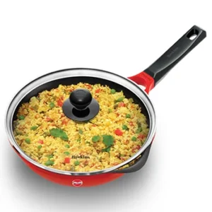 Induction Compatible Die Cast Frying Pan 22 cm with Glass lid (IDCF22G)