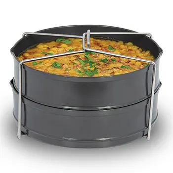 Hard Anodised Two-Dish Set