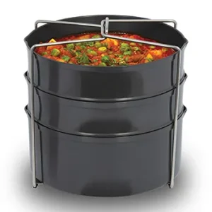 Hard Anodised Three-Dish Set