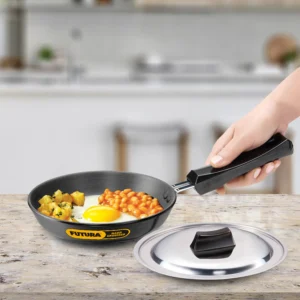 Frying Pan with Stainless Steel Lid