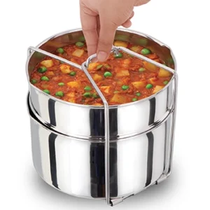 Stainless Steel Two-Dish Set